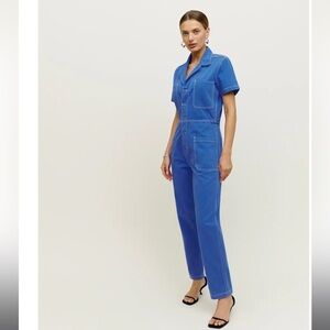 Reformation Morgan Twill Jumpsuit
